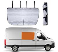 Insulated, Blackout Sliding Door Window Sunshade Cover for Mercedes Benz Sprinter Van 2007 to Current