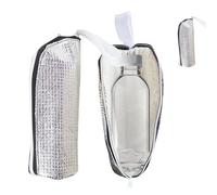Insulated Bottle Bag, 2PCS 650ml Aluminum Baby Bottle Warmer Portable, 25x8.5cm Cooler Thermal Bag for Daily Carrying, Outings with Kids, Winter, Summer