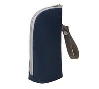 Insulated Bottle Bag, Bottle Warmer Bag, Bottle Holder, Hanging Insulation Pouch, Hanging Bottle Holder, Hanging Insulated Pouch, Travel Carry Strap for Drinks, dark blue, Se référer au descriptif,