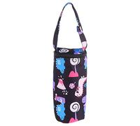 Insulated Bottle Bags Breast Milk Cooler Bag Portable Travel Bottle Bag Bottle Cooler Warmer Insulated Bag for Travel Stroller - Dark