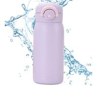 Insulated Bottle - Bouncing Lid 6-12 Hour Insulation,Stainless Steel Vacuum Insulated Bottle - for Picnic Gym Cycling School Hiking Girls Teens Boys Adults