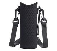 Insulated Bottle Carrier - Water Bottle Sling Bag, Portable Adjustable Strap Holder with Protective Design, Outdoor Accessory with Multi-Purpose Use for Travel Gym Walking Hiking Picnic School Work Of