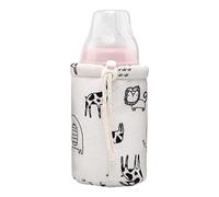 Insulated Bottle Cover - Thermal Beverage Sleeve, Feeding Container Bag | Soft Heat Retention with Neoprene Lining for Baby Formula, Warm Milk Storage, Travel Equipment, Nursing, Outdoor Use, m, se