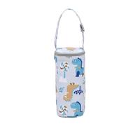 Insulated Bottle - Pama Milk Cooler, Bottle Warmer Bag | Portable Thermal Storage for Nursing Moms, Travel, Stroller, Nursery, Adjustable Shoulder Strap, Grey, Consulte la descripción, See description