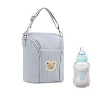 Insulated Bottle Pouch - Insulated Bag for Breast Milk | Baby Milk Bag, Cute and Lightweight Insulated Food Transport Bag, Use Quoti, blue, Se référer au descriptif, Refer to description