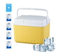 Insulated Box Cool Box - Insulated Cool Box with Compartment, Waterproof Portable Container with Large Capacity for Ren Picnic Hiking & Barbecue