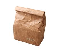 Insulated Brown Paper Lunch Bags Reusable Retro Lunch Sacks for Adults Work Office & Kids School Picnic