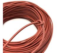 insulated carbon fiber cable, 6K Heating Wire Floor Cable, 20/30/50/100M Carbon Fiber Infrared Insulated Silicone Rubber(50M)