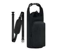 Insulated Carrier Bag, Water Bottle Holder with Strap, Polyester Pouch, Portable Drink Purse, Cross Body Sleeve, Travel Caddy, Protective Flask Cover