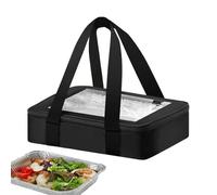 Insulated Casserole Carrier Thermal Leakproof Foldable | Dish Container Foil Pan Carrier with Lid for Party Gathering Picnic Travel Outdoor Tailgate Camping Barbecue Kitchen