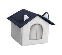 Insulated Cat House, Weatherproof Outdoor Winter Bed, 45x40x35cm Oxford Fabric Build, Pet Shelter Accessory, Small Medium Large Cats Use for Stray Kitten Dog Cold Weather Indoor Outdoor