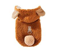 Insulated Cat Sweater, Waterproof Cat Jacket, Fashionable Cat Winter Gear, Hooded Dog Clothing, 25x18.5x1cm/9.84x7.28x0.39 Inches for for Outdoor Activities, Walking