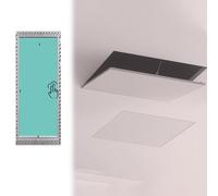 Insulated Ceiling Access Door Gypsum Board Hatch (15x60 20x60 25x60 30x60 35x60 40x60 cm) SpringLoaded Flush Mount (250x300mm/10x12in) for Easy Access