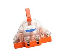Insulated Changeover Disconnect Switches with Clear, 3P 100A | Built in Light Cue for Workshop Control, Service Jobs Daily Use
