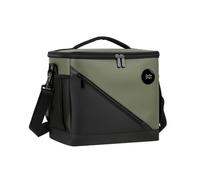 Insulated Chiller Bag with Thermometer, color to 4 | Oxford Cloth, chiller Bag with Front Pockets, Reusable, for Camping, Road Trips, Commuters