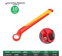 Insulated Chrome Vanadium Steel Plum Wrench 1000V Electrician Tool | VDE 1000V certified insulation for ensures safe electrical work with shockproof protection.