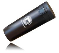 Insulated Coffee Cup Travel Mug, Stainless Steel Vacuum, Leak Proof with Lid, for Cold & Hot Drinks, Black, 18 oz (510 ml)