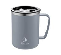 Insulated Coffee Mug | 500ml Stainless Steel Insulated Travel Mug Reuseable Vacuum Insulated Coffee Cup Drinking Cup with Lid and Handle - for Hot and Ice Drinks