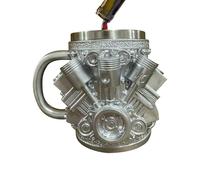 Insulated Coffee Mug - Vintage Motor Mug, Large Capacity Thermal Mug, Drink Holder | for Beer, Tea, Water, Hot Chocolate, Coffee, Cocktails, Home, Office, Travel,