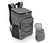 Insulated Cooler Backpack, 10.6 X 7.1 X 15.7Inch Camping Thermal Cooler Bag, Leak Proof Lightweight Lunch Backpack for Fruits Drinks Lunch Boxes