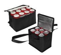 Insulated Cooler Bag Large Food Delivery Bag 2 Size Frozen Food Bag with Lid Handle for Hot Cold Food Drink Cooler Bag