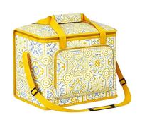 Insulated Cooler Bag | Portable Cool Leakproof Waterproof Carrier - Insulated Picnic Basket - for Beach Catering Travel Shopping BBQ Camping Takeaway Drink Buffet Grill Tailgate Commuter Housekeeping