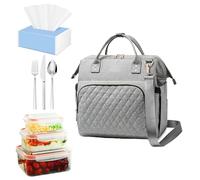 Insulated Cooler Bags | Unprepread Reusable Leakage Launch Tote-Tote Suitable For Work, Travel, Beach Going Out And Shopping On The Market, It Is Good In Versatility. It Is Equally