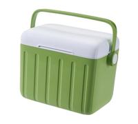 Insulated Cooler Box 6L Portable Ice Retention Storage Container for Commercial Use Outdoor Picnic Camping Travel- Green
