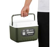 Insulated Cooler Box - Portable, Lightweight Storage | High Performance Eco Friendly Ice Container for Camping, Travel, Picnic on the Beach, Storage of Be