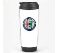 Insulated Cup For Alfa Romeo 4C Spider, Stainless Steel With BPA Free Easy,Travel Mug,Leakproof Tumbler with Leakproof Lid,Car Gifts For man and woman,White