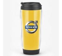 Insulated Cup For Volvo C70, Stainless Steel With BPA Free Easy,Travel Mug,Leakproof Tumbler with Leakproof Lid,Car Gifts For man and woman,Yellow