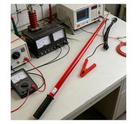 Insulated Direct-discharge Rod, 10kV 35kV 110kV 220kV High-Voltage Operating Poles, 1m 1.5m 2m 3m Electrical Safety Telescopic Pole(B,10kV-1m/3.3ft (2 Sections))