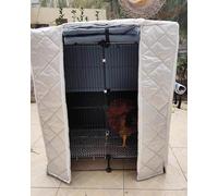 Insulated Dog Crate Cover for Outdoor Use, Windproof Kennel Enclosure for Cats and Dogs, Durable Weatherproof Shelter for Chicken Coop and Pet House