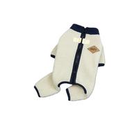 Insulated Dog Winter Coat Soft Fleece 4 Leg Jumpsuit with Leash Hook for Small Dogs Puppy Outdoor Adventure Dog Winter Coat with Leash Hook