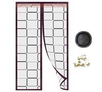 Insulated Door Covers, Erase the Insulated Door Screen with Magnet, Soft Screen Door Cover Without Punching Installation for Summer Garage and Sliding Door