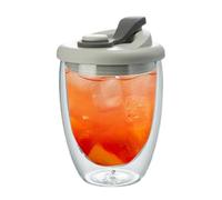 Insulated Double Wall Coffee Mug - Transparent Glass Cup for Hot Drinks | Borosilicate Material with Clear Design, Keeps Drinks Warm Longer, Comfortable to Hold for Tea, or Cold Beverages