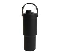 Insulated Drinking Bottle with Straw, 736 ml Insulated Cup for Hot and Cold Drinks - Leak-proof Ceramic Inner Cup with Vacuum Insulation and High Capacity for and School