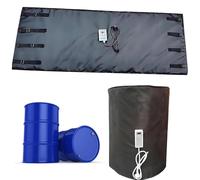 Insulated Drum Heater, Drum Heating Blanket, Honey Bucket Heater 55 Gallon(200L), Drum Honey Heater, Gas Cylinder Heating Blanket 2000W,Propane Tank Heater Blanket,Temperature Adjustment Black