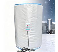 Insulated Drum Heater, Drum Heating Blanket, Honey Bucket Heater 55 Gallon(200L), Drum Honey Heater, Gas Cylinder Heating Blanket 2000W,Propane Tank Heater Blanket,Temperature Adjustment Silver