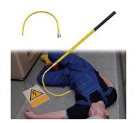 Insulated Electrical Rescue Hook 3 Feet 5ft 6 Ft 10 Foot, Electrocution Emergency Rescue Pole for New Energy Vehicle Repairs, Life-saving Rods with Reinforced Fiberglass Handle(White,10kV-1m/3.3f