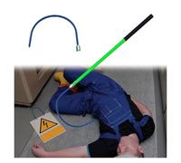Insulated Electrical Rescue Hook 3 Feet 5ft 6 Ft 10 Foot, Electrocution Emergency Rescue Pole for New Energy Vehicle Repairs, Life-saving Rods with Reinforced Fiberglass Handle(White,10kV-1m/3.3f