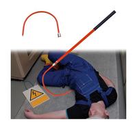 Insulated Electrical Rescue Hook 3 Feet 5ft 6 Ft 10 Foot, Electrocution Emergency Rescue Pole for New Energy Vehicle Repairs, Life-saving Rods with Reinforced Fiberglass Handle(White,10kV-1m/3.3f