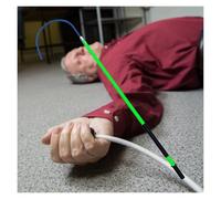 Insulated Emergency Rescue Hook, High Voltage Lifesaving Stick for Electrical Rescue, 9.8ft/3m