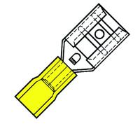 Insulated Female Spade Terminal 6.3x0.8mm Nylon 100pk - 153040 [100 Pieces]