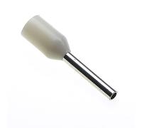 Insulated Ferrule, 8x1mm, Pack Of 100 - Wire Copper Crimp Connector Insulated Ferrule Pin, Cord End Terminal Connectors, French White Nylon Ferrules Connectors