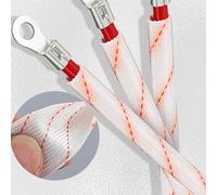 Insulated Fiberglass Sleeve for Electrical Wires and Cables, High Temperature Resistant Up To 180°C, Ideal for Household Pipe and Harness Protection