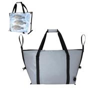 Insulated Fish Cooler Bag, Leakproof and Waterproof, Collapsible Soft-Sided Cooler for Keeping Catch Cold and Fresh, Perfect for Outdoor Trips