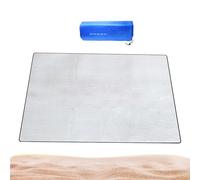 Insulated Foam Mat, Thermal Aluminum Blanket, 75x30 Inch Pad with Waterproof Layer, Durable Foil Heat Shield, Reflective Sleeping Mat with Foldable Design, Portable Camping Gear for Hiking and Beach