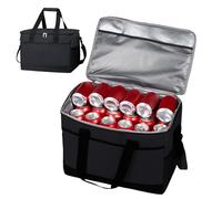 Insulated Food Bags, Cold Food Bag for Camping and Outdoor, 35L Hot Cold Retention Organizer with Handle for Fruits Vegetables Beverages School Lunch Picnic Beach