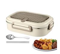 Insulated Food Bot - Lunch Holder 5x2.95 Inc, Microwave Bnto Container, Portable Thermal Storage with Cutlery Set | Outdoor Catering Equipment for Travel on the R